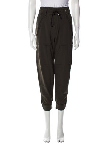 High Pants Virgin Wool Straight Leg XS