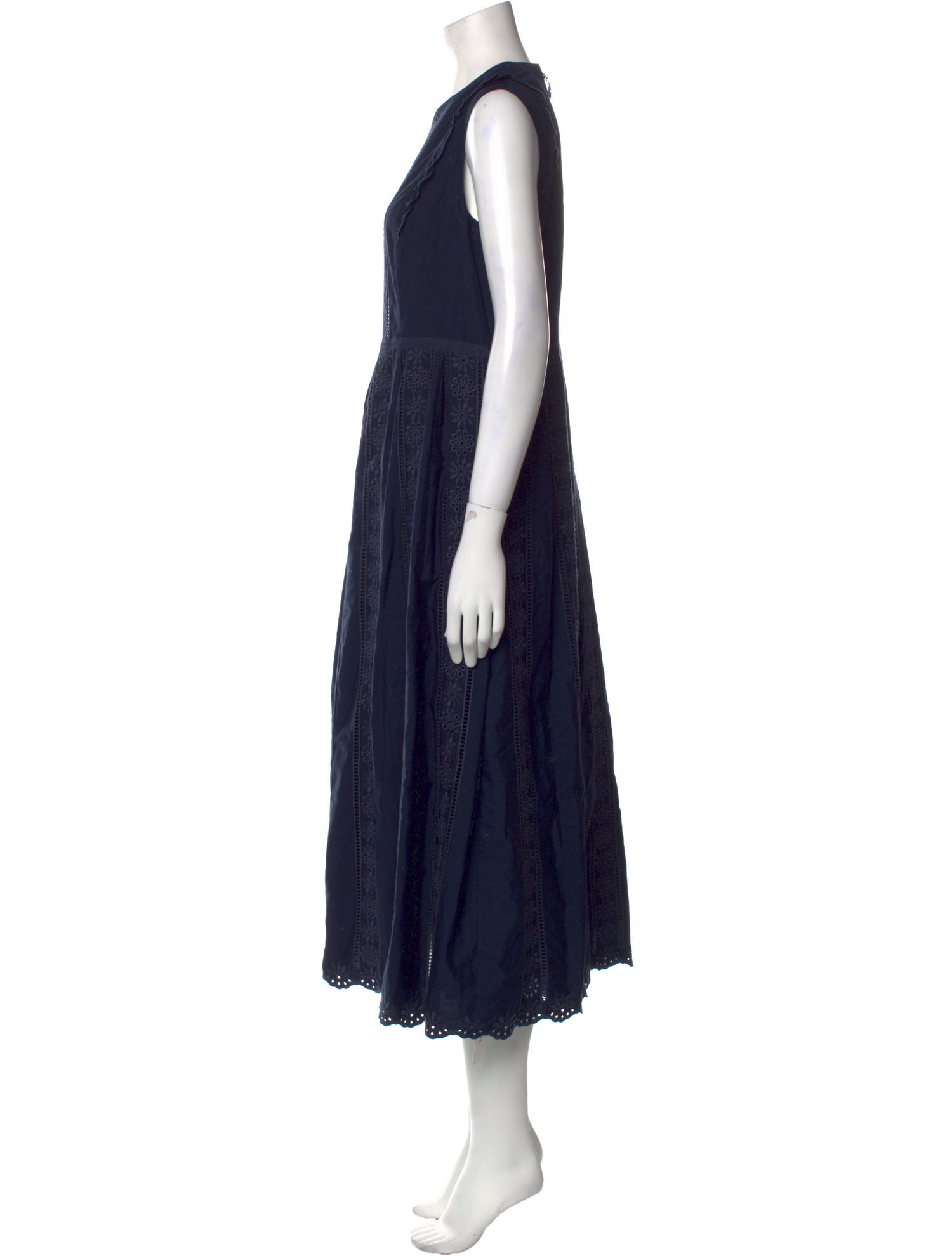 High Crew Neck Long Dress w/ Tags