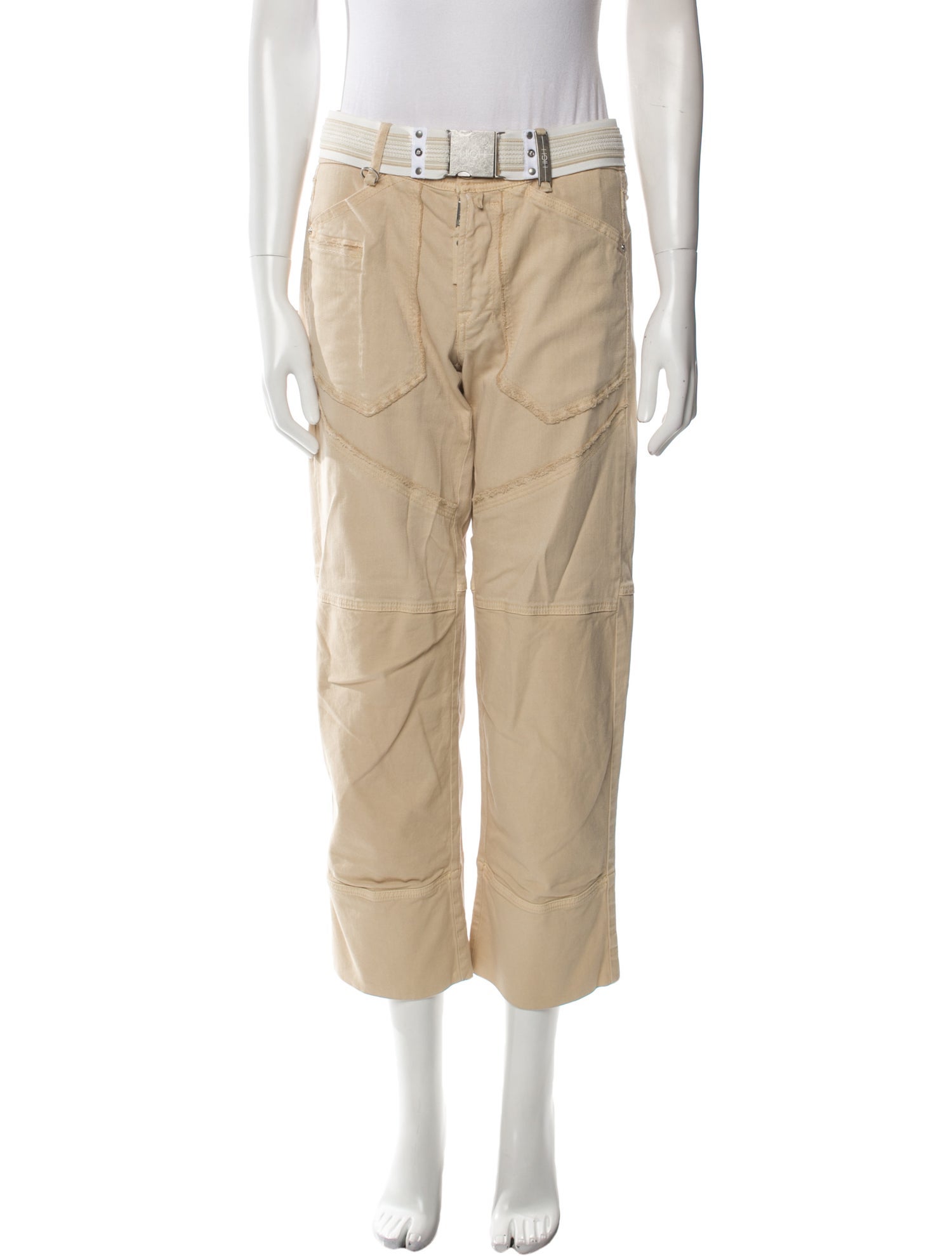 High Straight Leg Pants