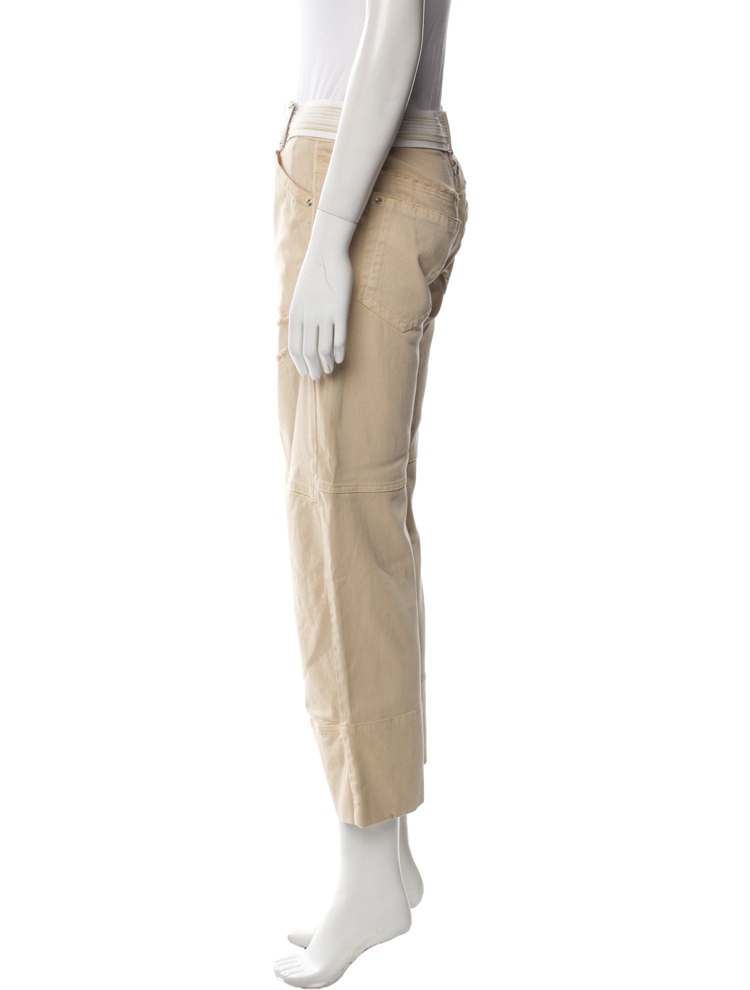 High Straight Leg Pants