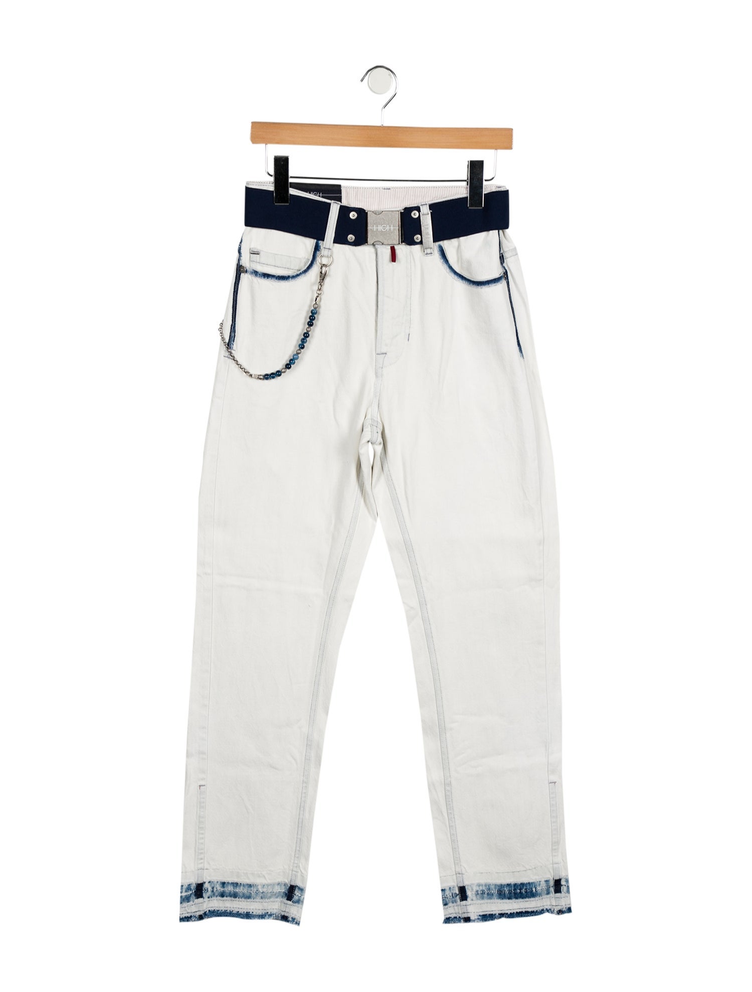 High High-Rise Straight Leg Jeans