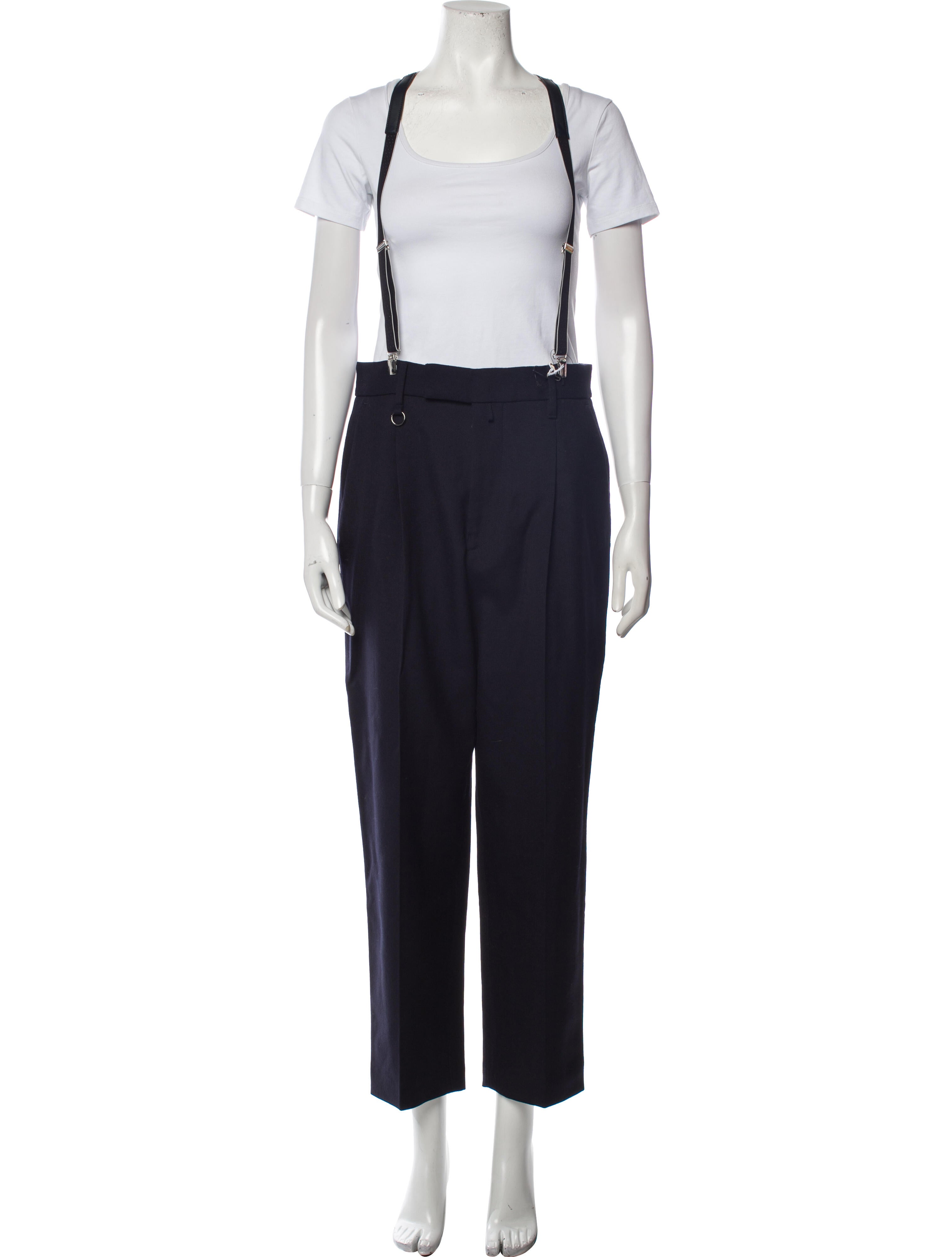 High Virgin Wool Straight Leg Pants w/ Tags