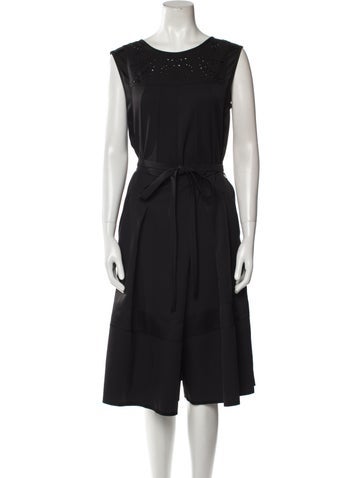 High Jumpsuits and Rompers Scoop Neck Romper M