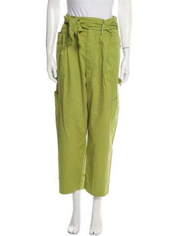 High Pants Straight Leg S