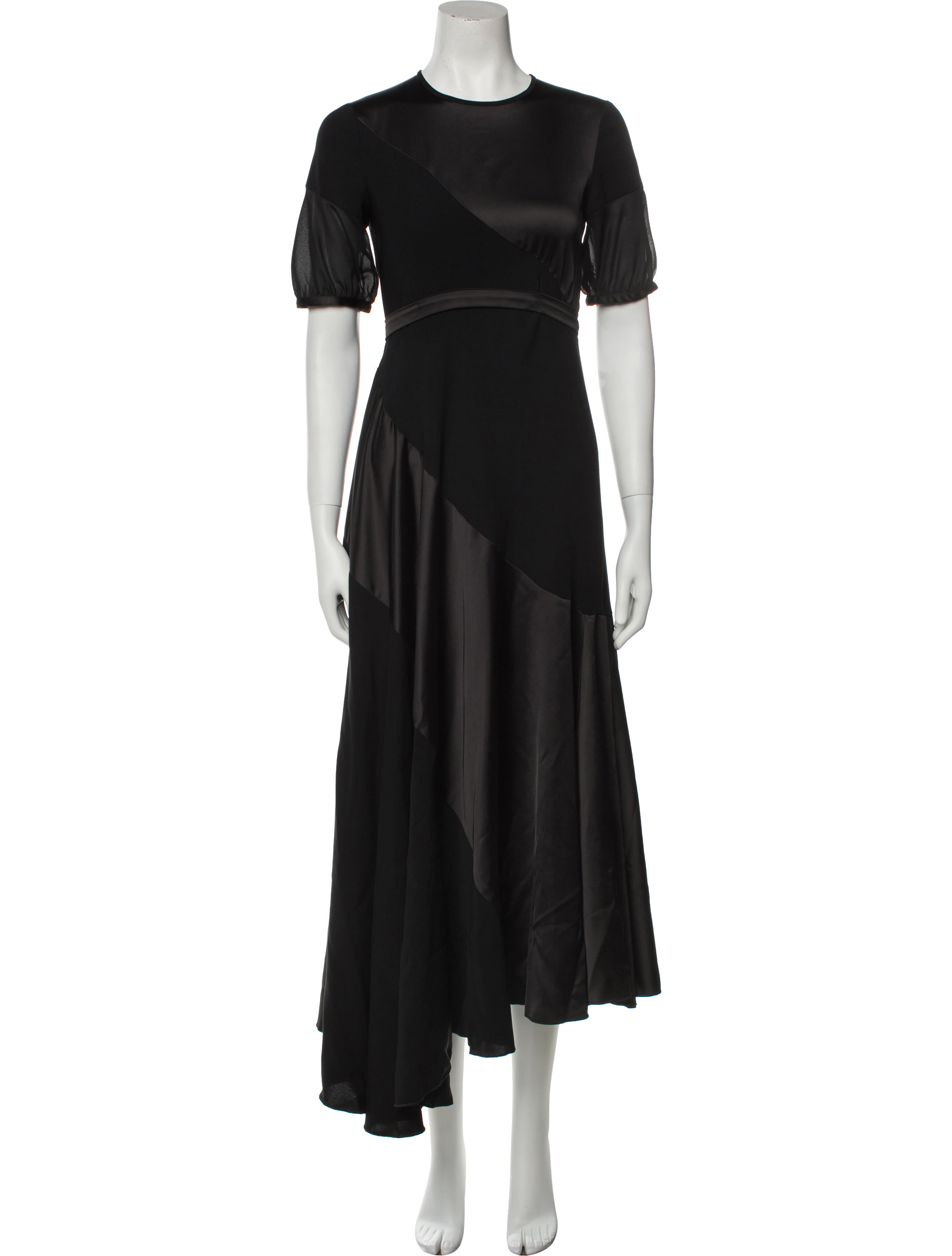 High Sport Crew Neck Long Dress