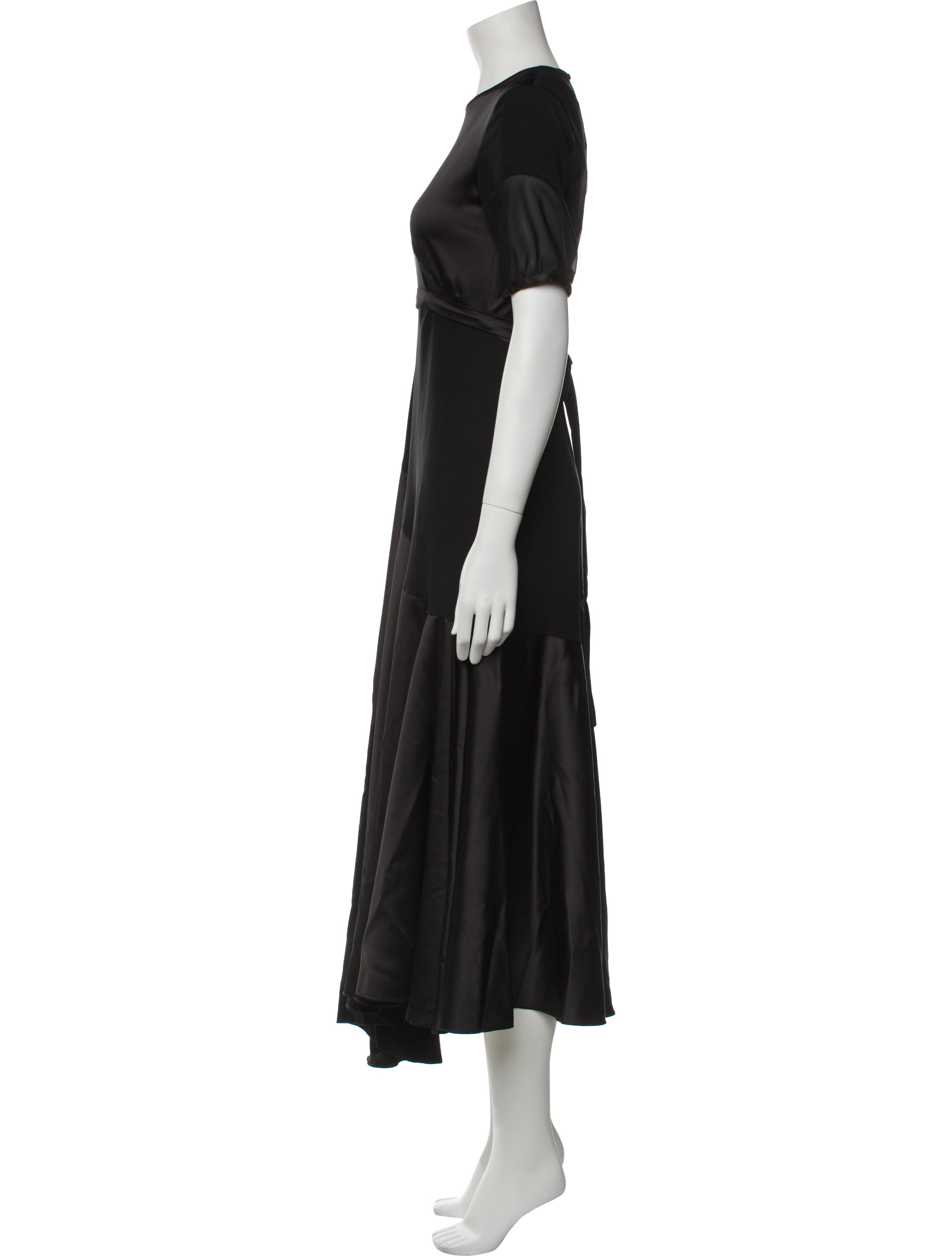 High Sport Crew Neck Long Dress