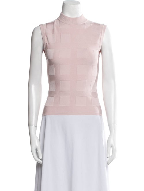 High Sport Mock Neck Sleeveless Top