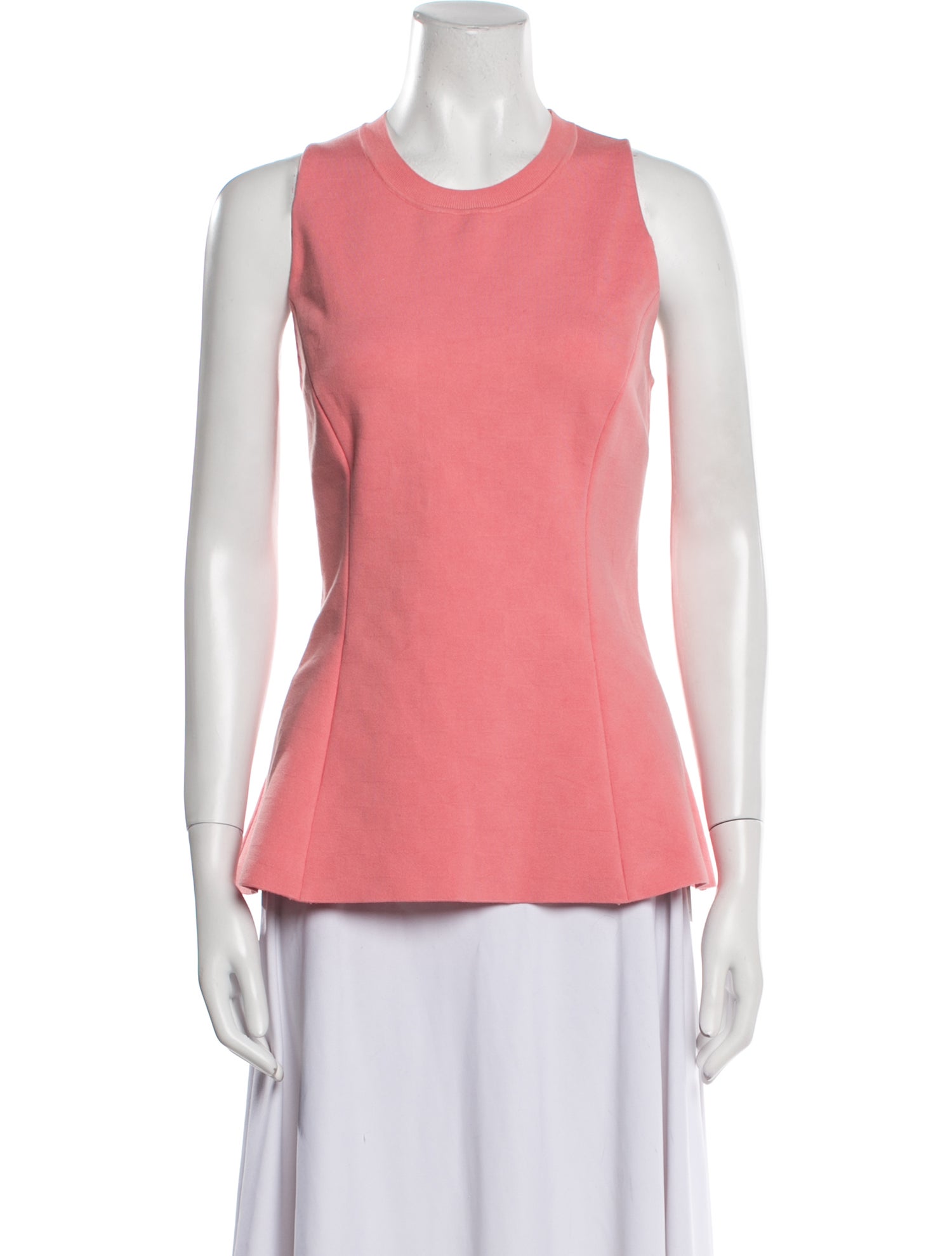 High Sport Crew Neck Sleeveless Top