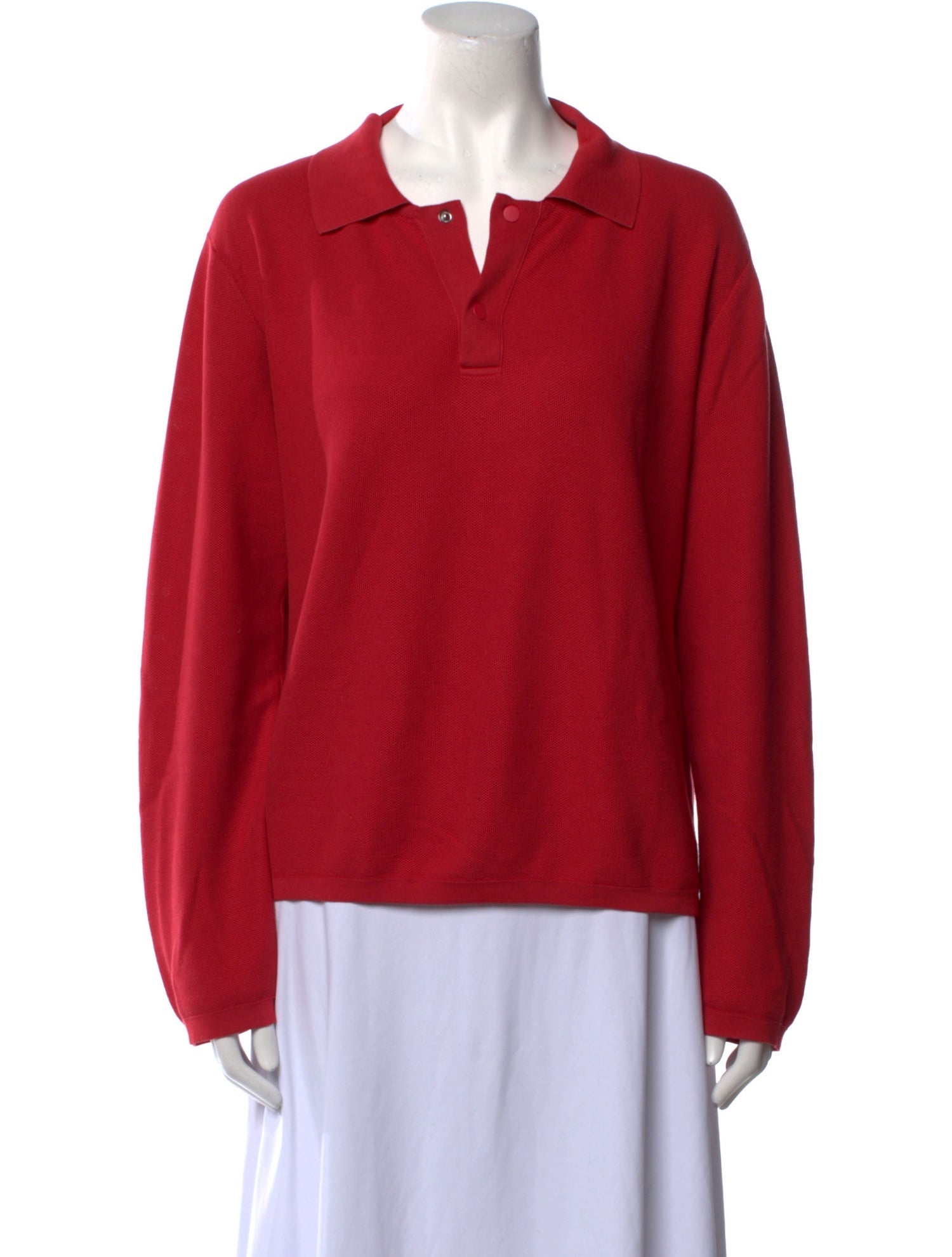 High Sport V-Neck Long Sleeve Polo