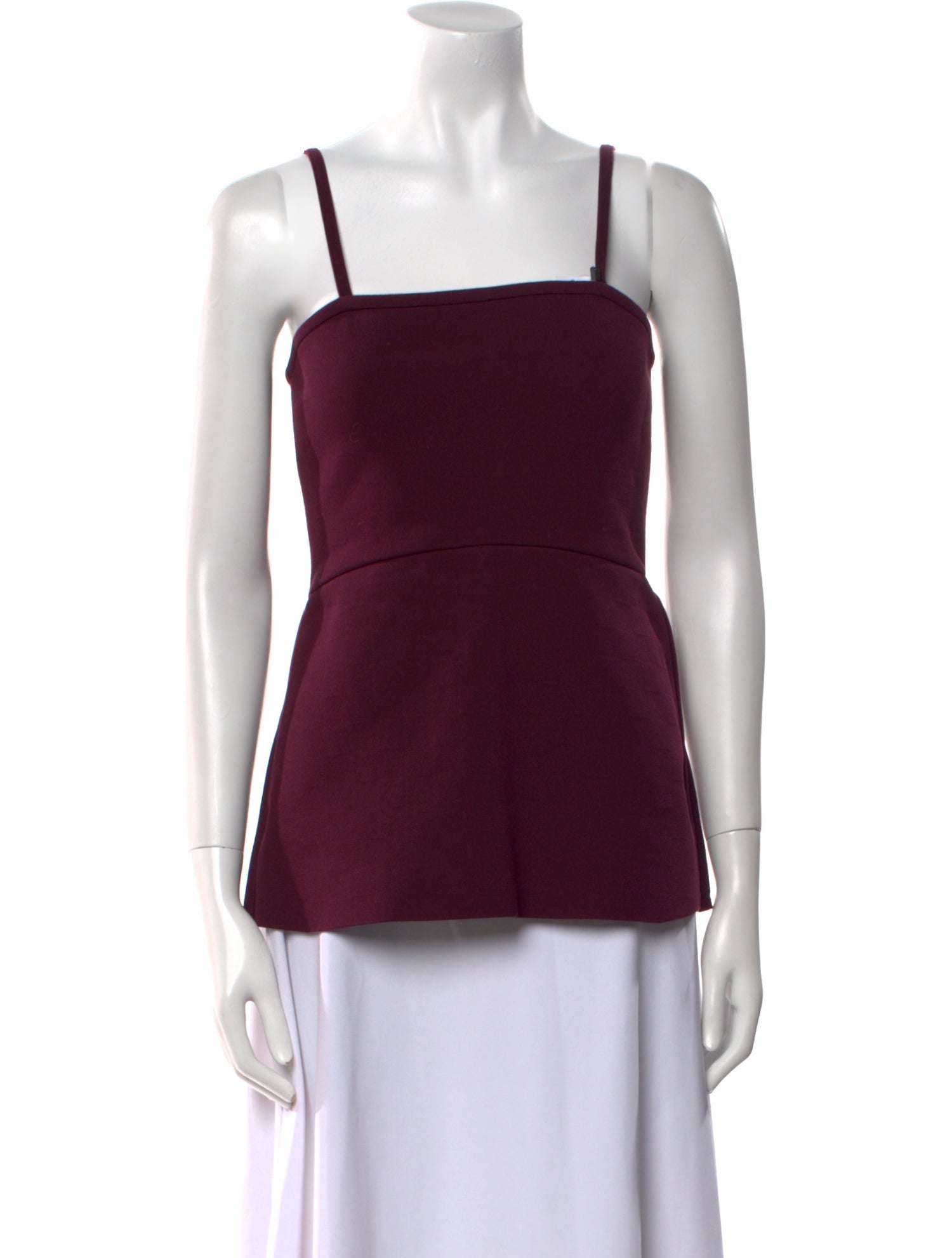 High Sport Square Neckline Sleeveless Top