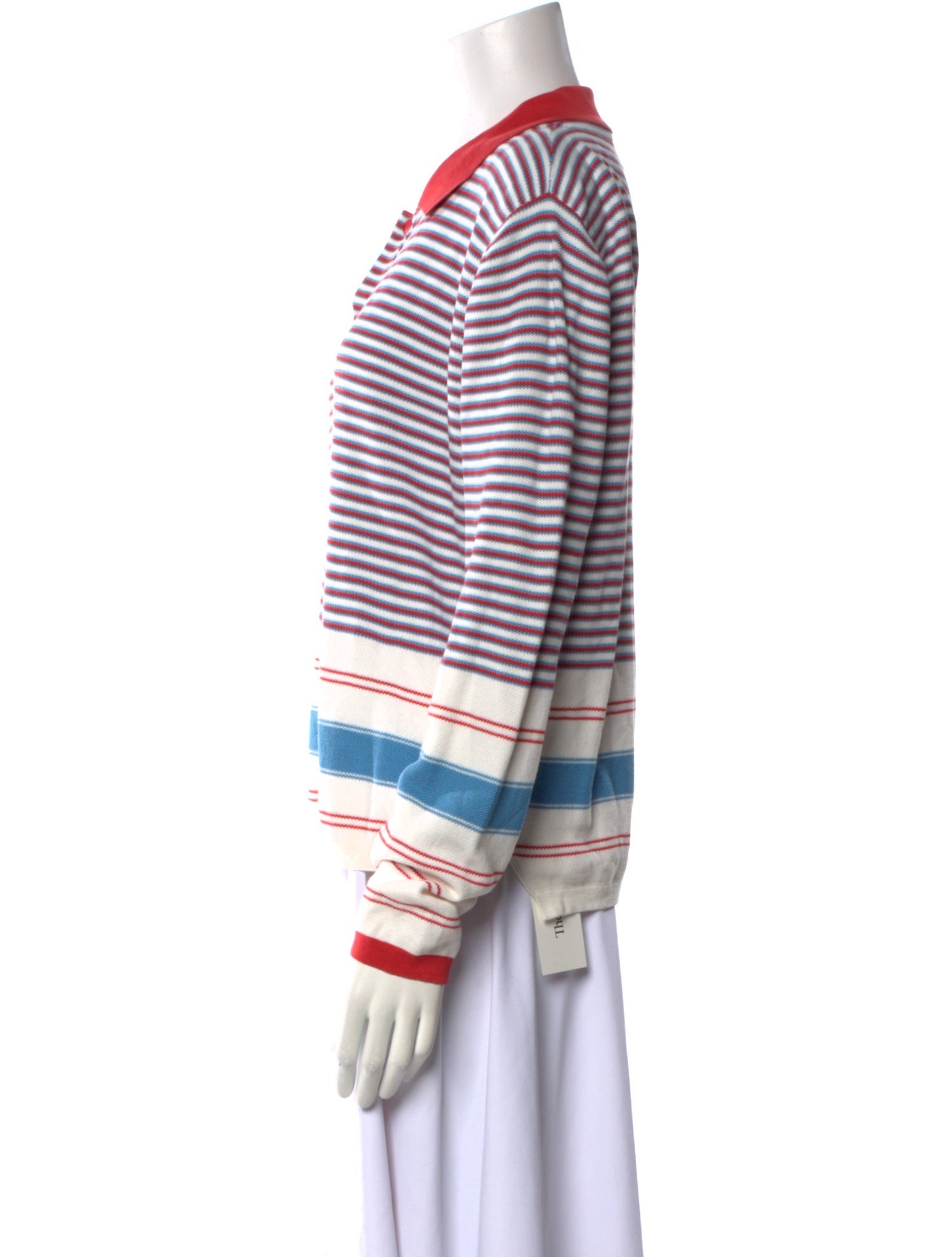 High Sport Striped Crew Neck Polo