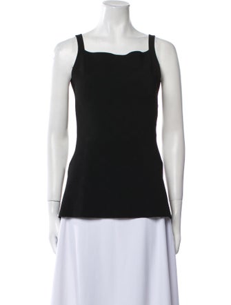 High Sport Square Neckline Sleeveless Top