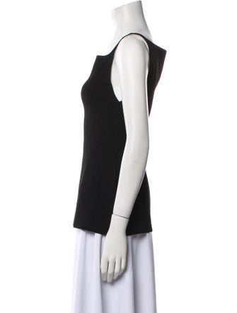 High Sport Square Neckline Sleeveless Top