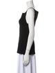 High Sport Square Neckline Sleeveless Top