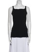 High Sport Square Neckline Sleeveless Top