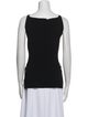 High Sport Square Neckline Sleeveless Top