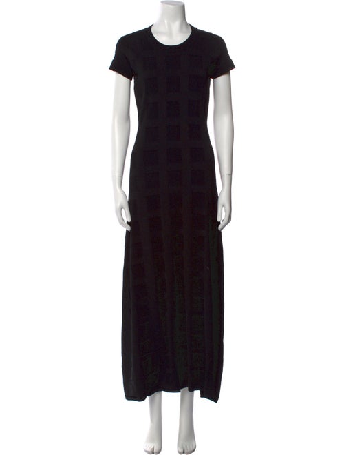 High Sport Crew Neck Long Dress