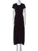 High Sport Crew Neck Long Dress