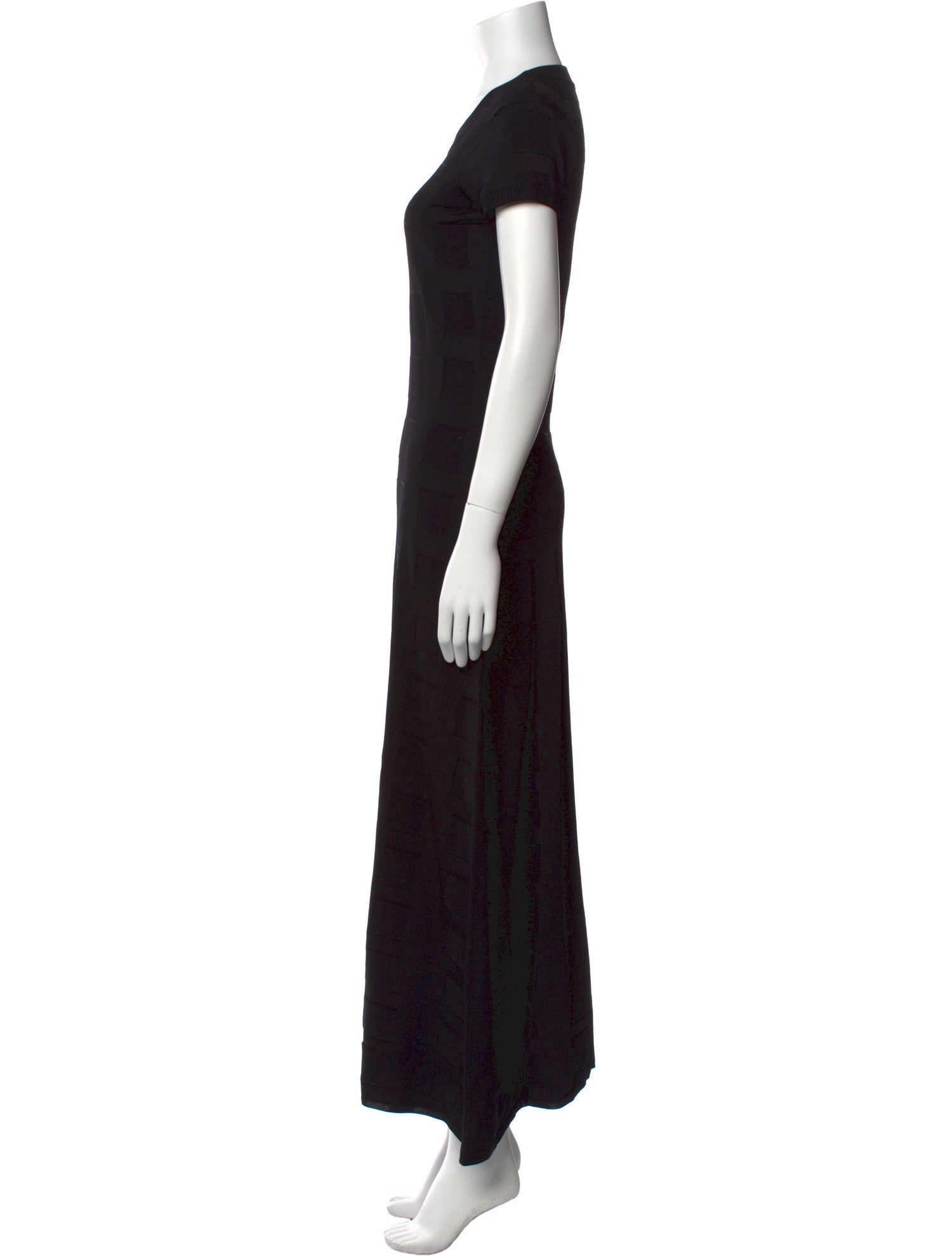 High Sport Crew Neck Long Dress