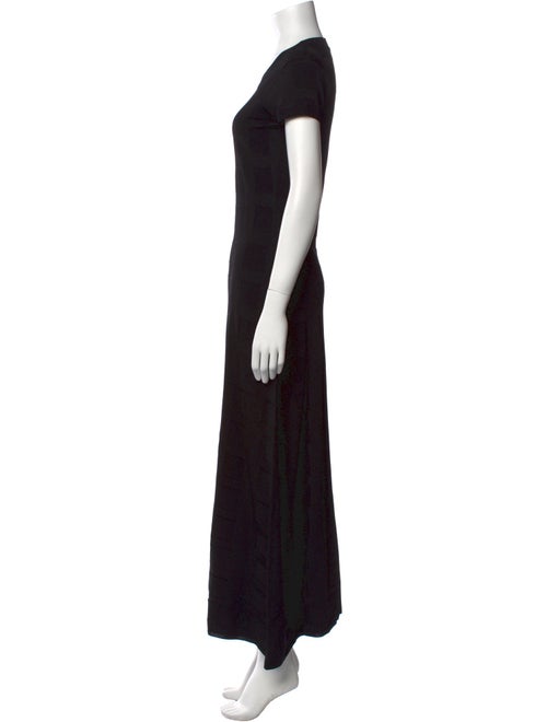 High Sport Crew Neck Long Dress