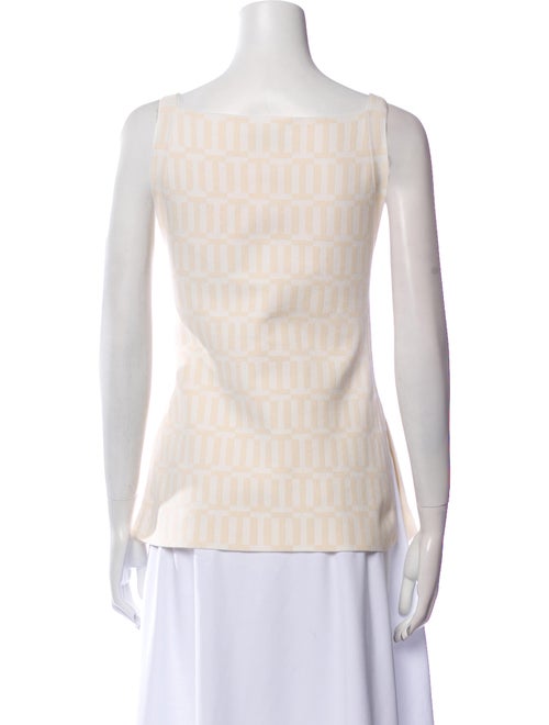 High Sport Square Neckline Sleeveless Top