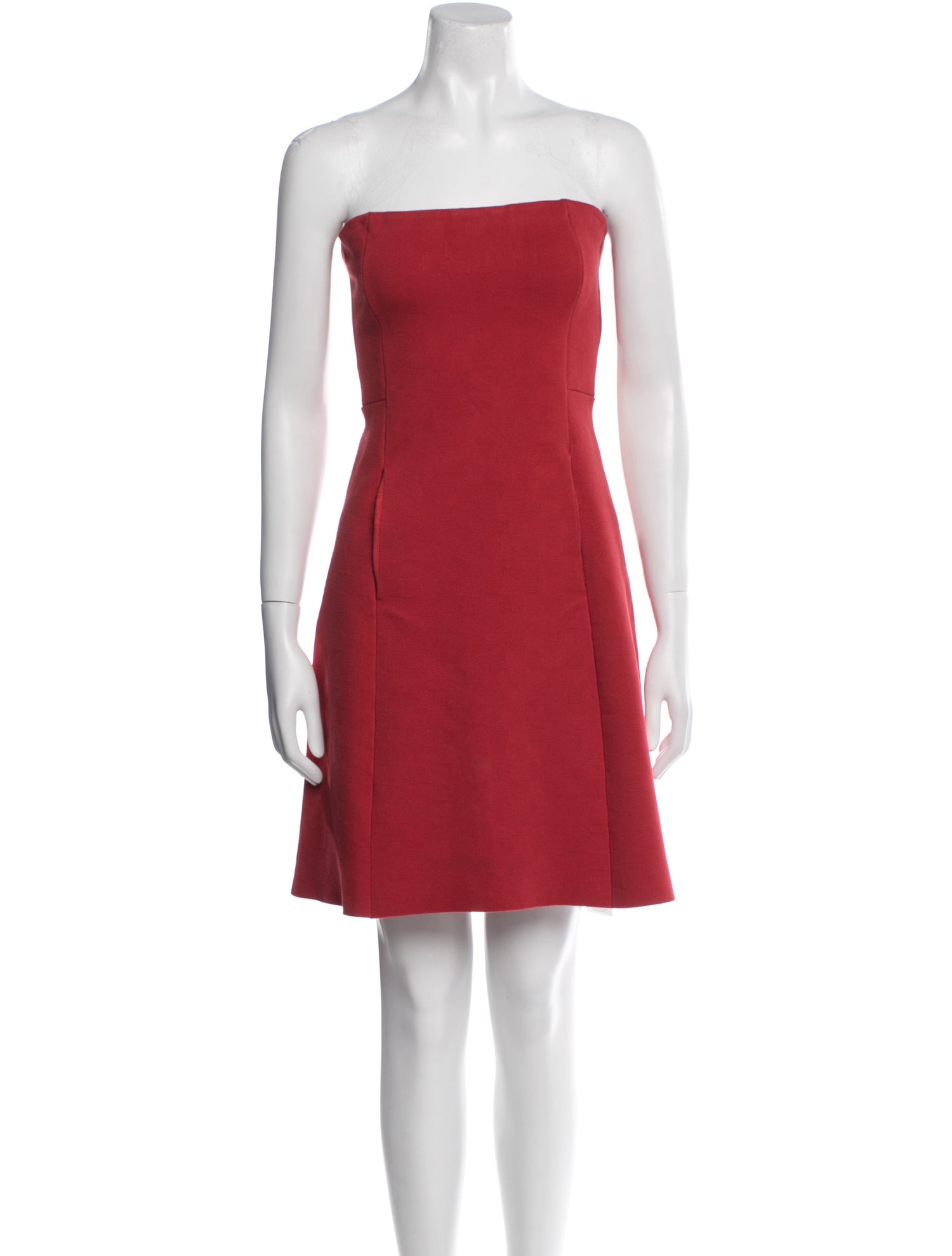 High Sport Strapless Mini Dress