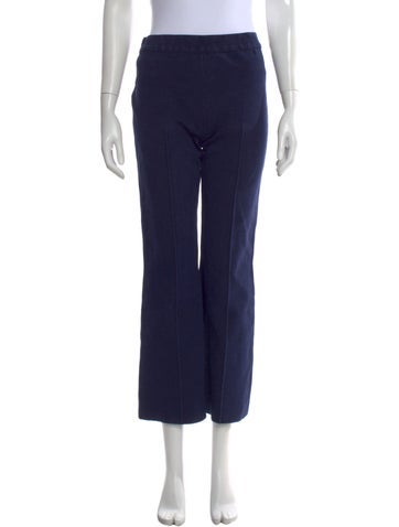 Pre-owned High Sport Flared Pants In Blue