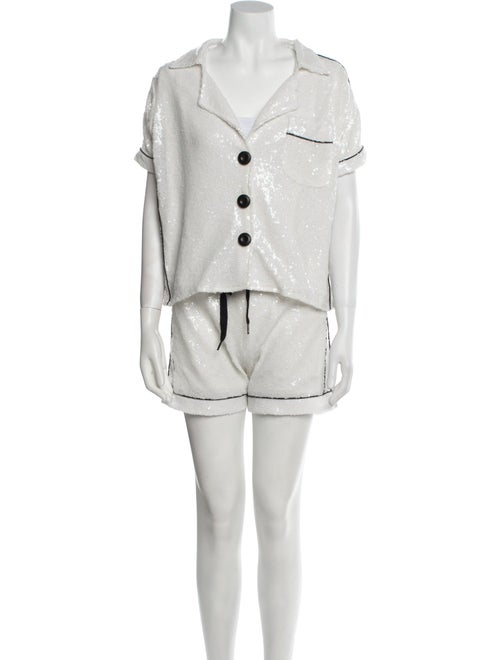 House of Mua Mua Sequin Embellishments Short Set