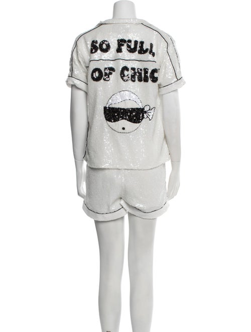 House of Mua Mua Sequin Embellishments Short Set