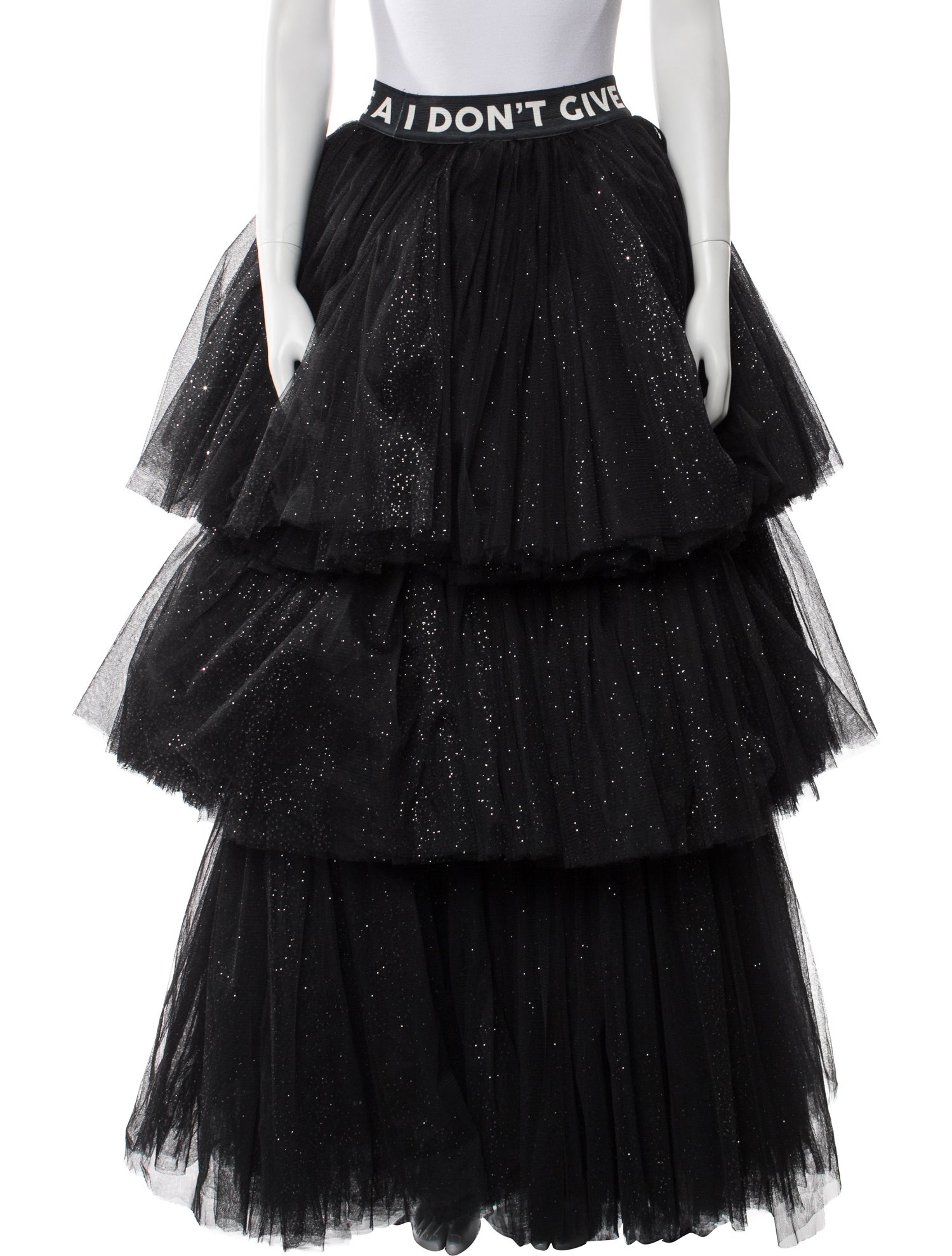 House of Mua Mua Glitter Accents Long Skirt w/ Tags