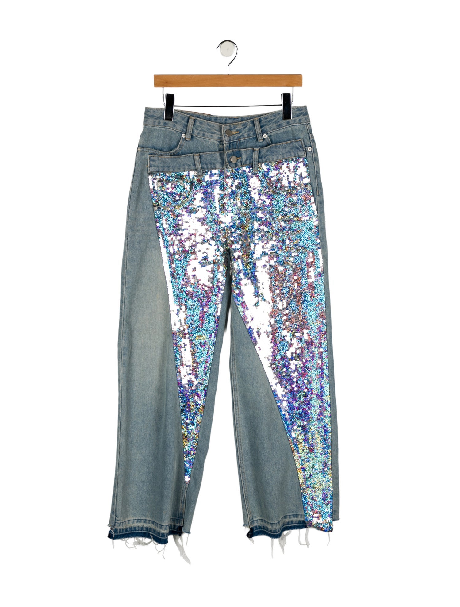 House of Mua Mua High-Rise Wide Leg Jeans
