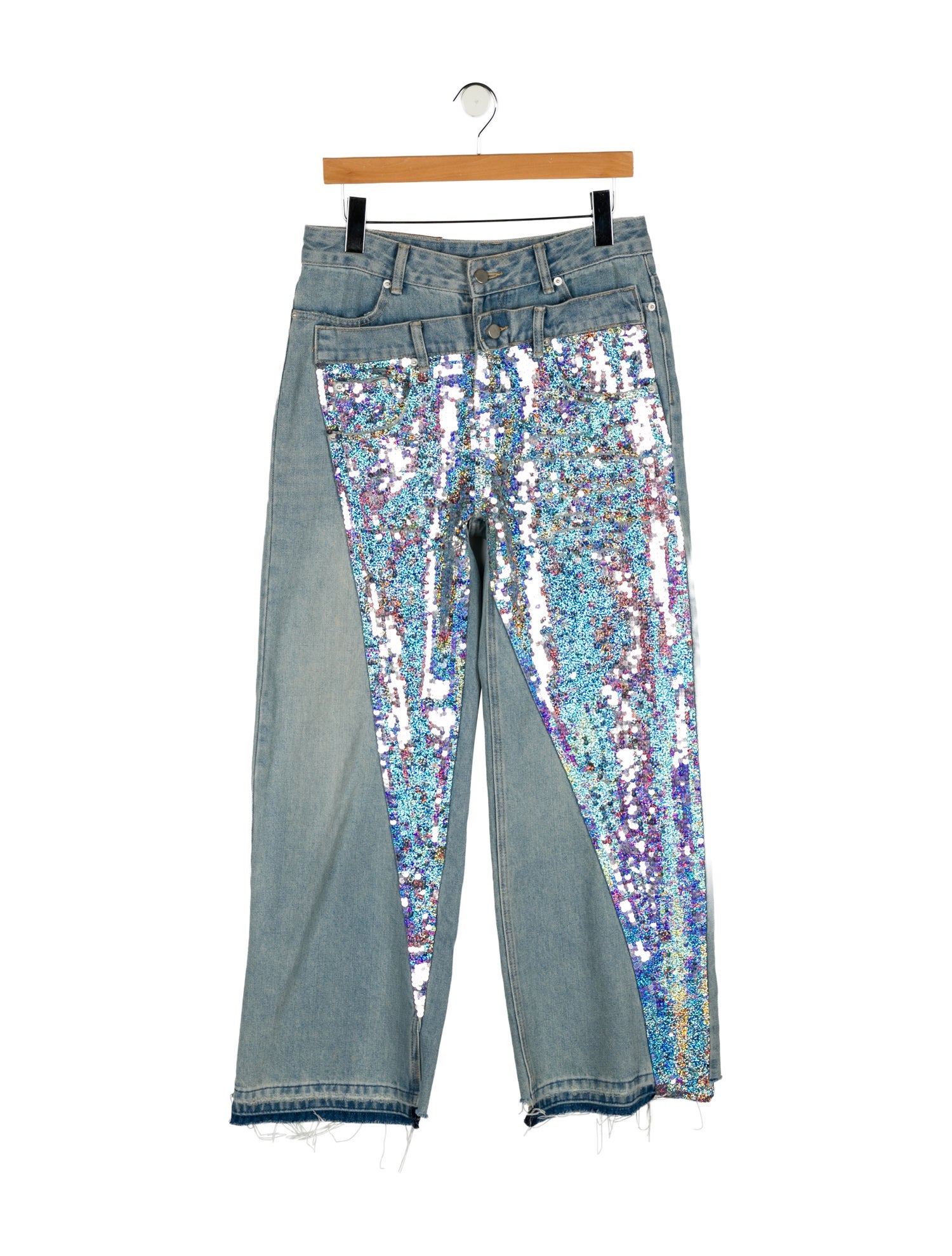 House of Mua Mua High-Rise Wide Leg Jeans w/ Tags