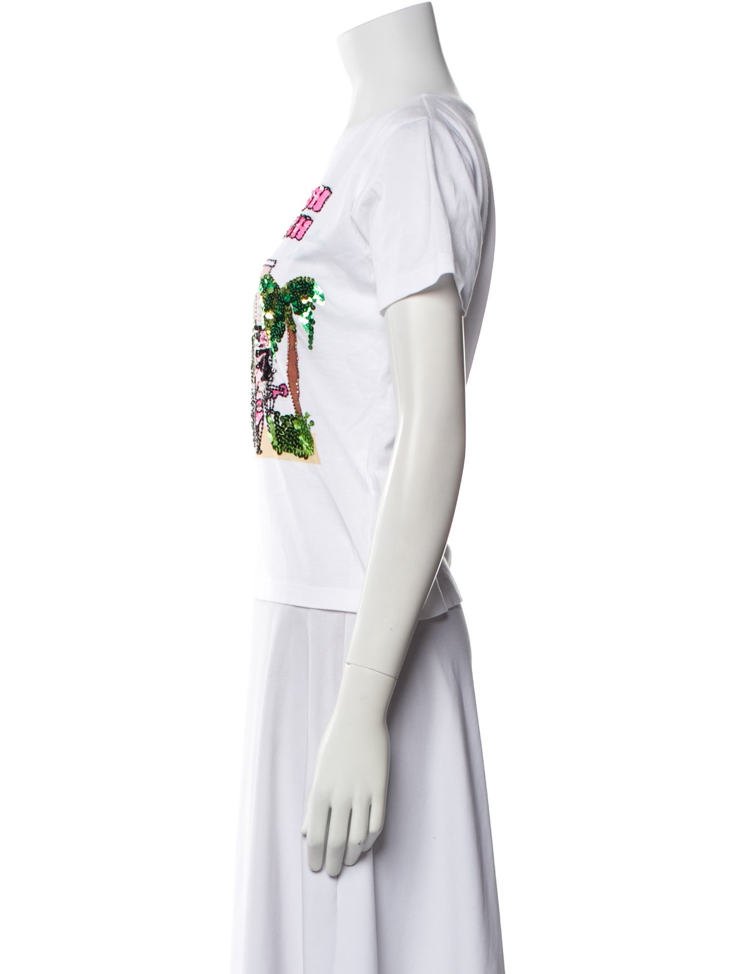 House of Mua Mua Graphic Print Crew Neck T-Shirt