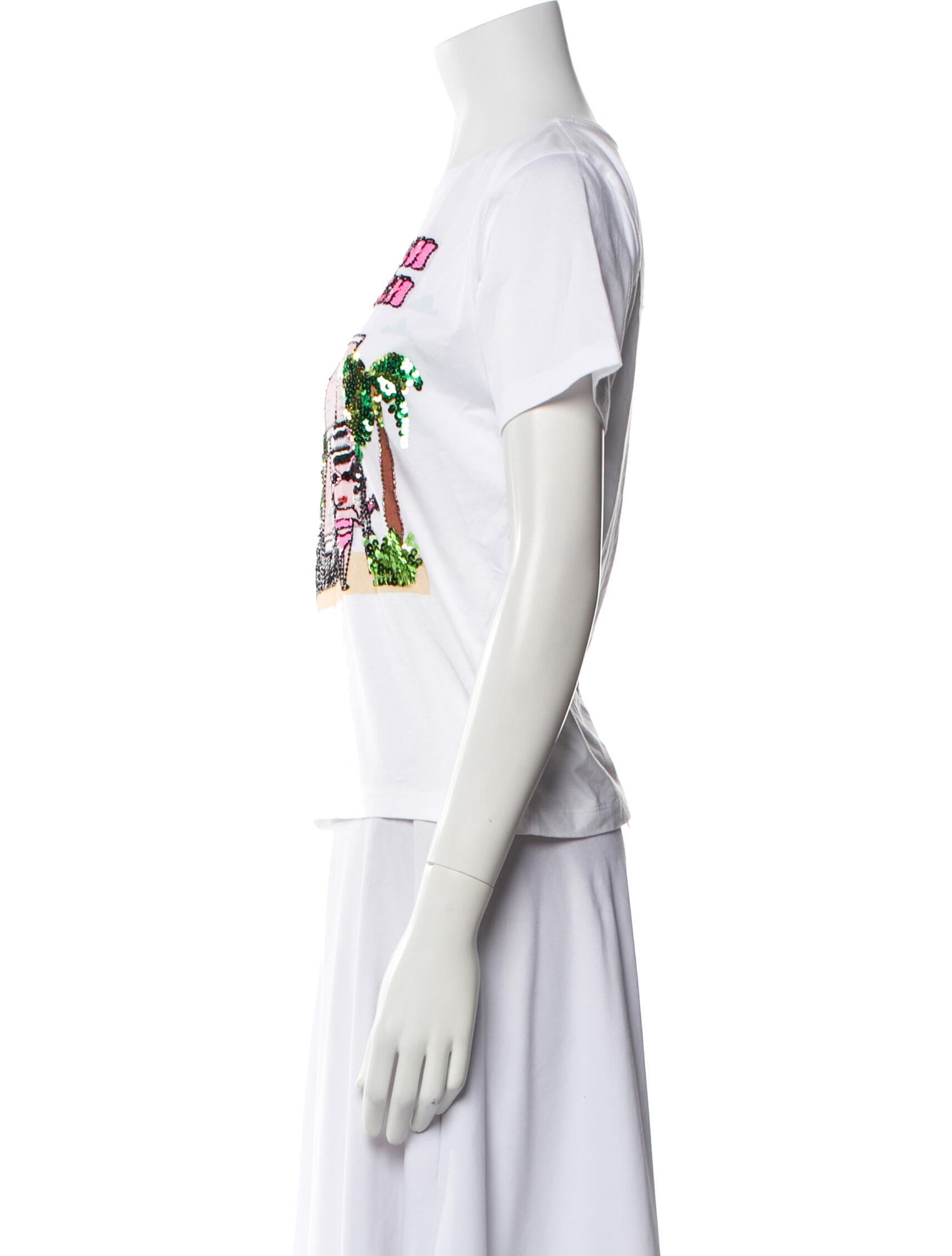 House of Mua Mua Graphic Print Crew Neck T-Shirt