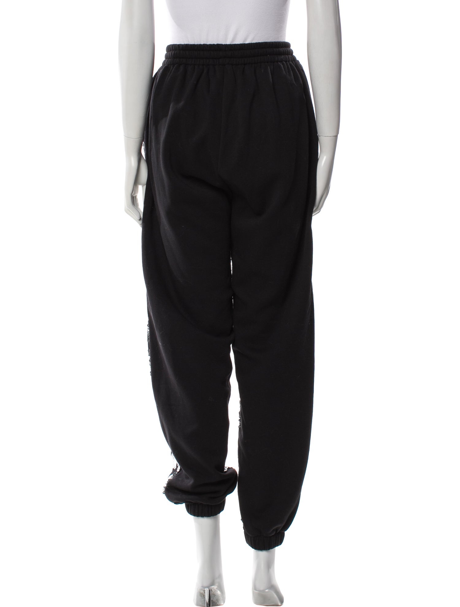 House of Mua Mua Patterned Sequin Embellishments Sweatpants