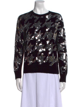 House of Mua Mua Merino Wool Printed Sweater