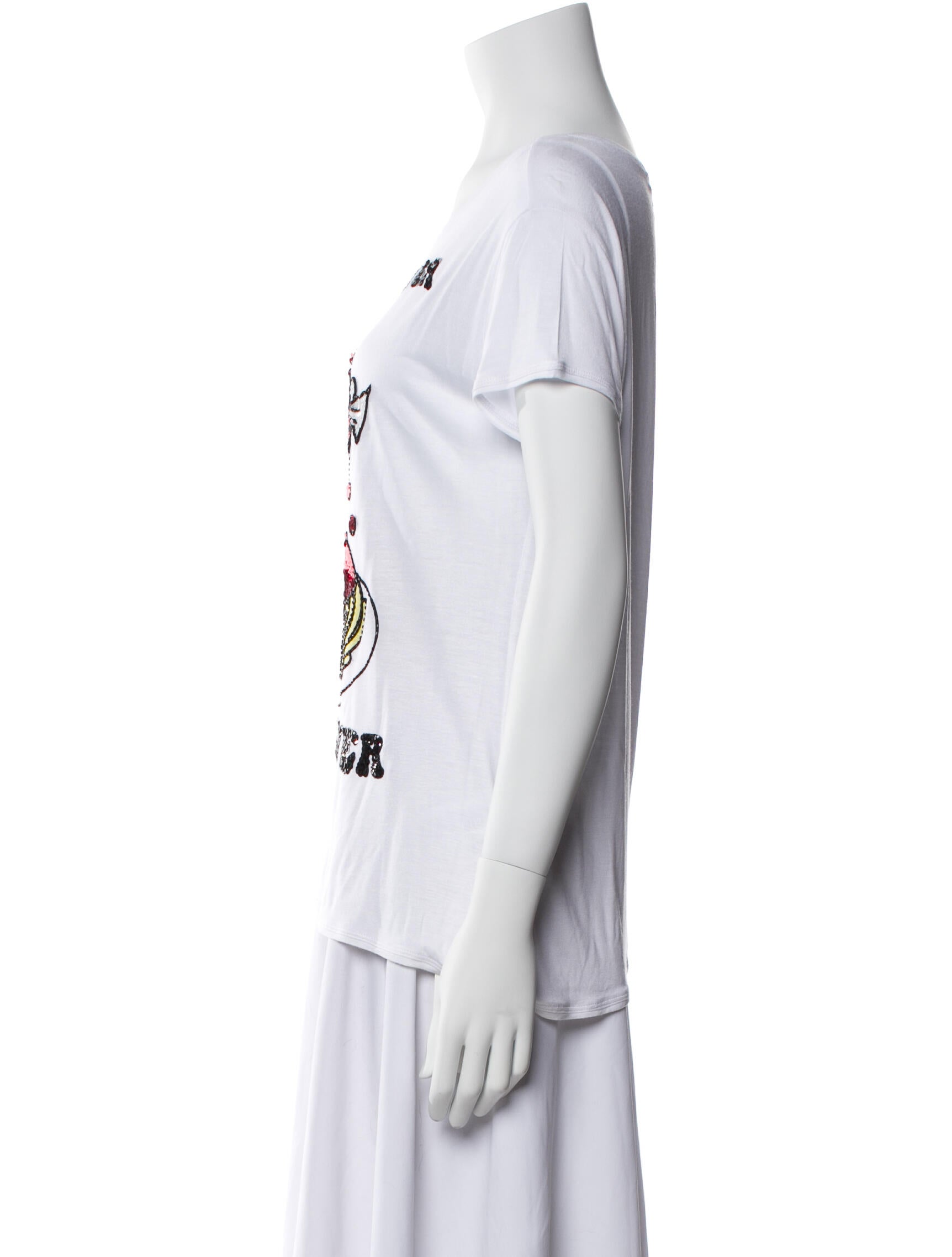 House of Mua Mua Graphic Print Crew Neck T-Shirt