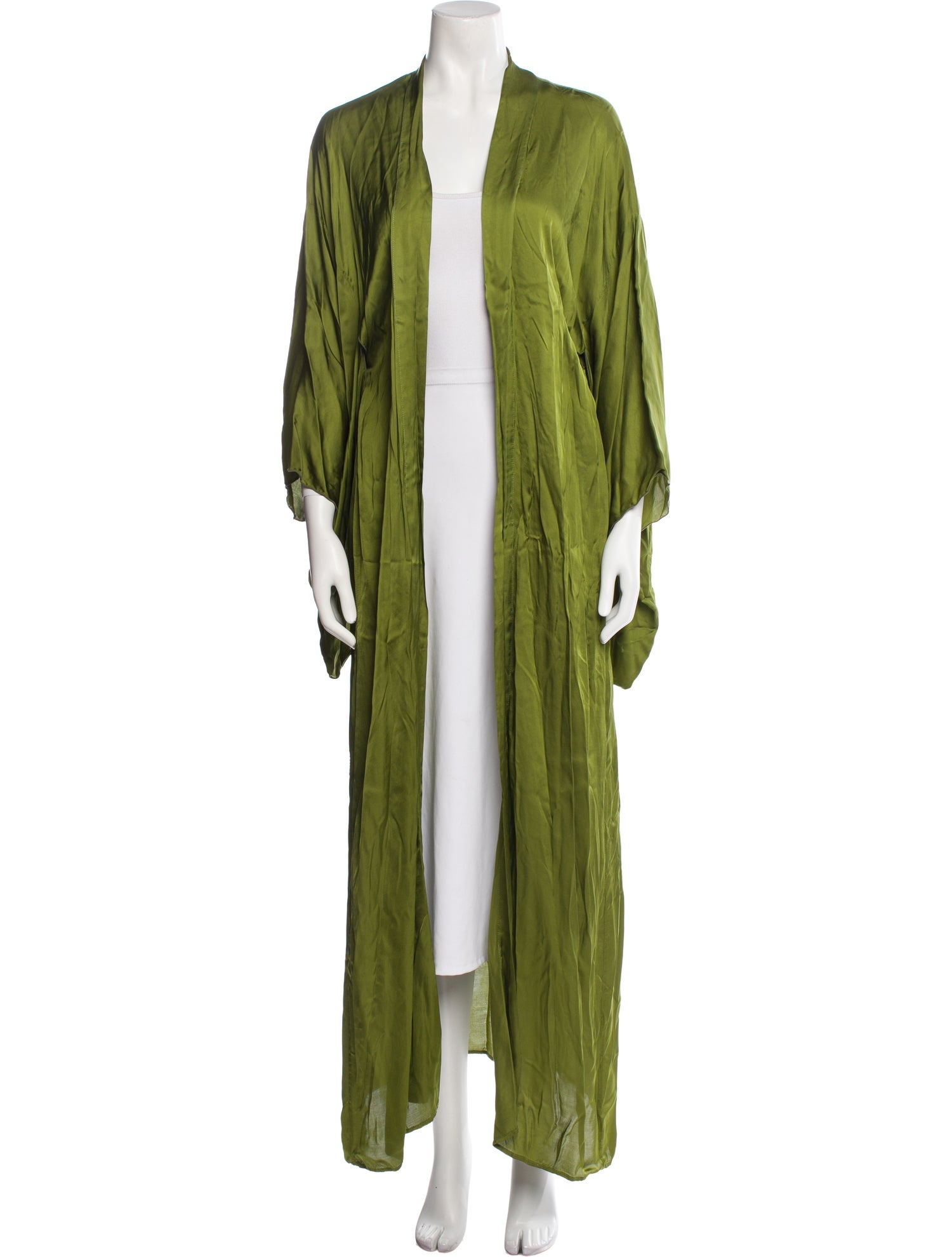 House of Mua Mua Silk Sequin Embellishments Robe