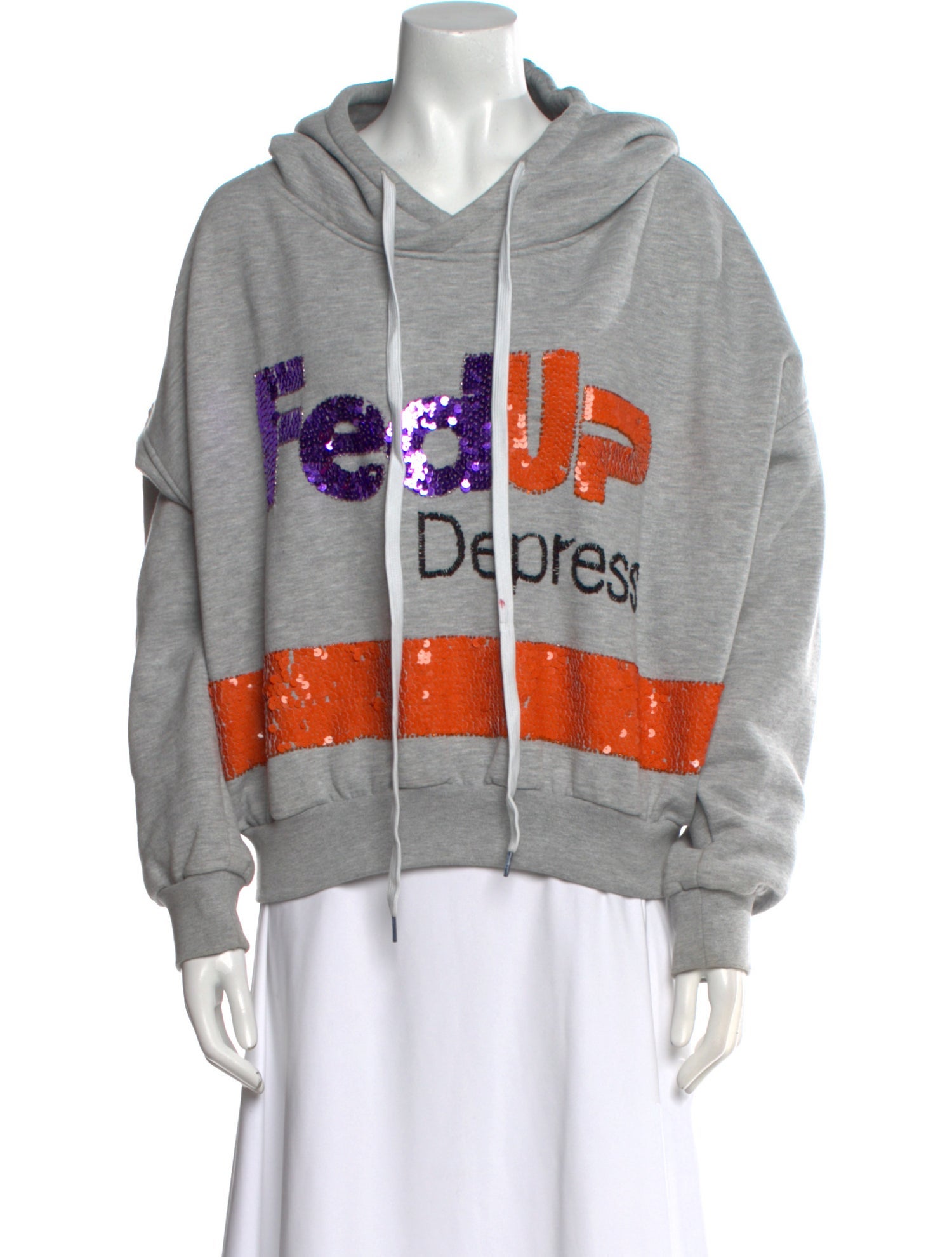 House of Mua Mua Graphic Print Crew Neck Sweatshirt