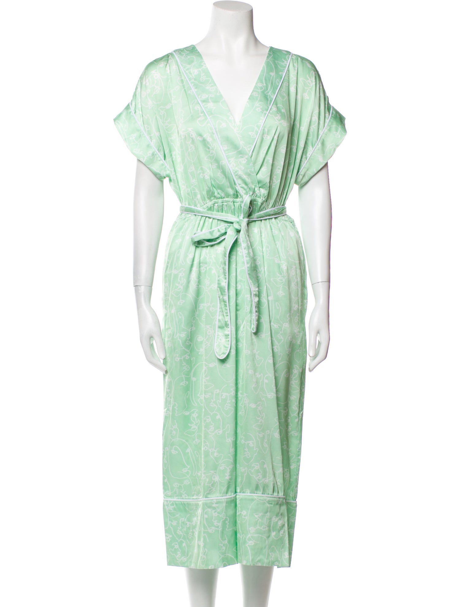 Hutch Printed V-Neck Jumpsuit