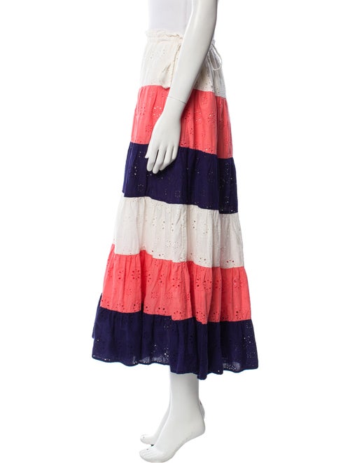 Hutch Striped Midi Length Skirt