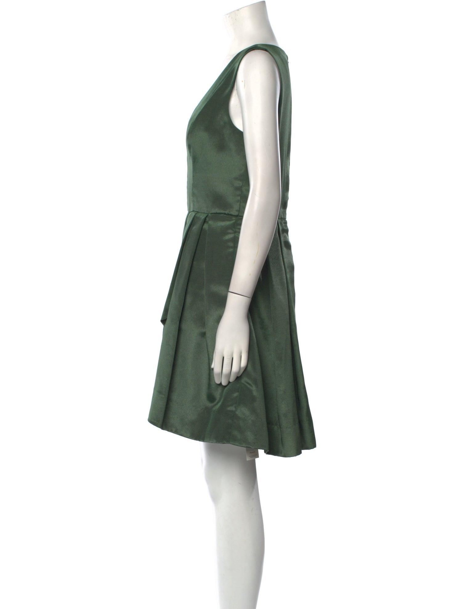 Hutch V-Neck Knee-Length Dress - Green Dresses, Clothing - WHTCH21221 | The  RealReal