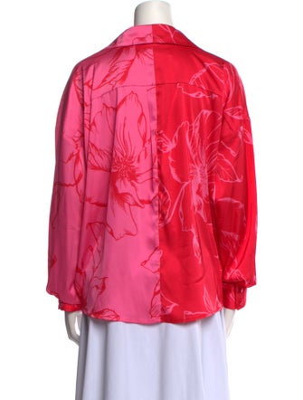 Hutch Printed V-Neck Blouse