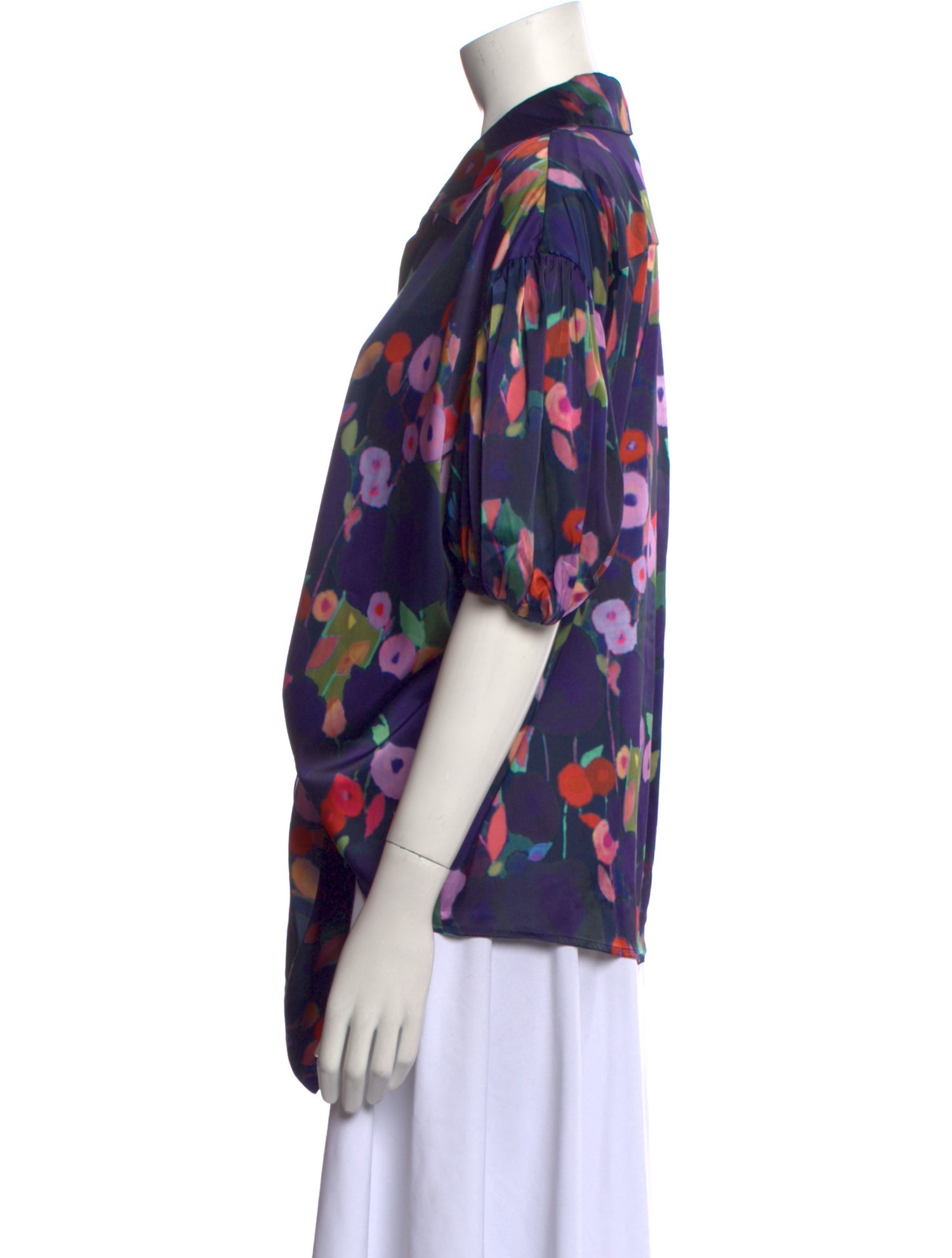 Hutch Printed Short Sleeve Blouse