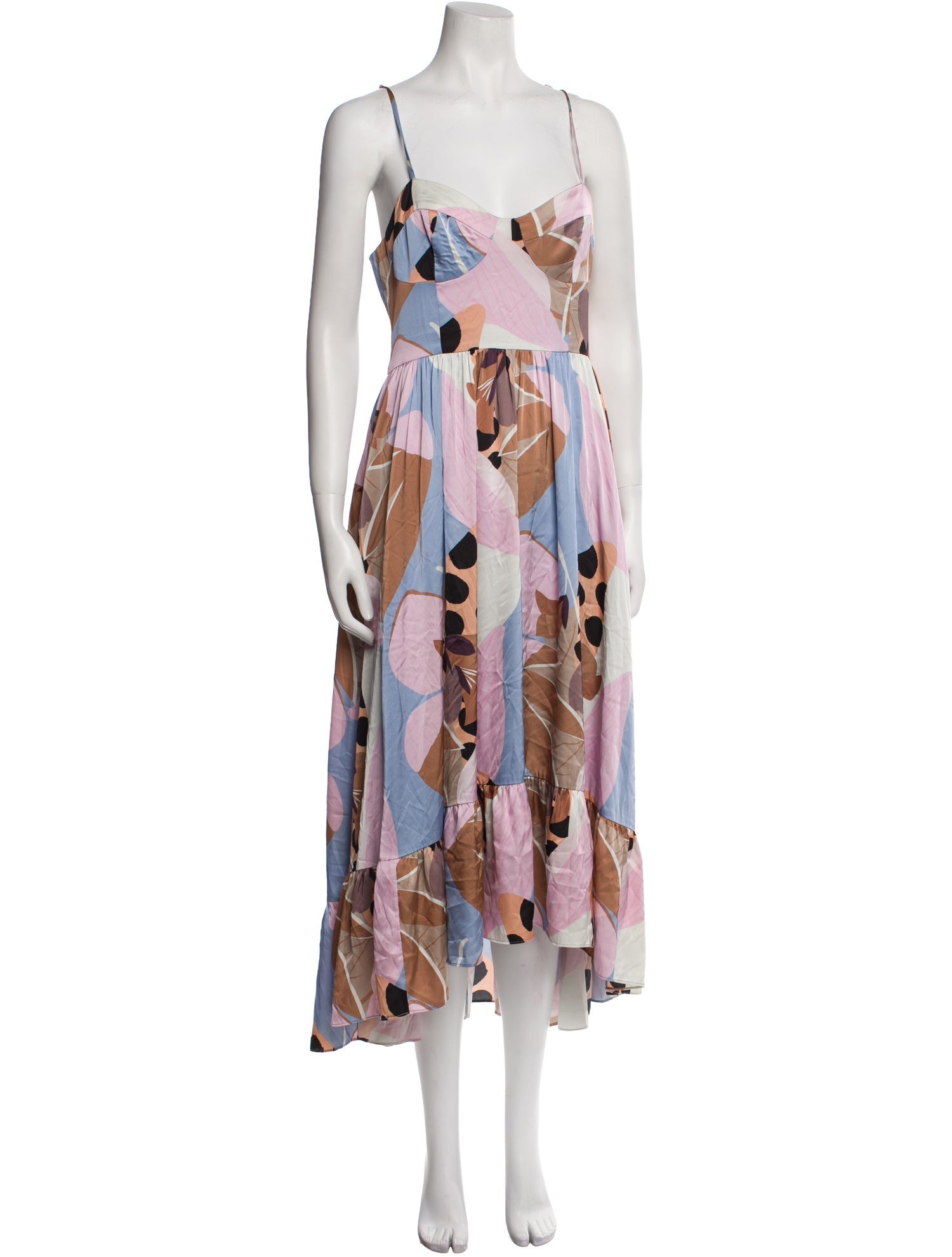 Hutch Printed Midi Length Dress