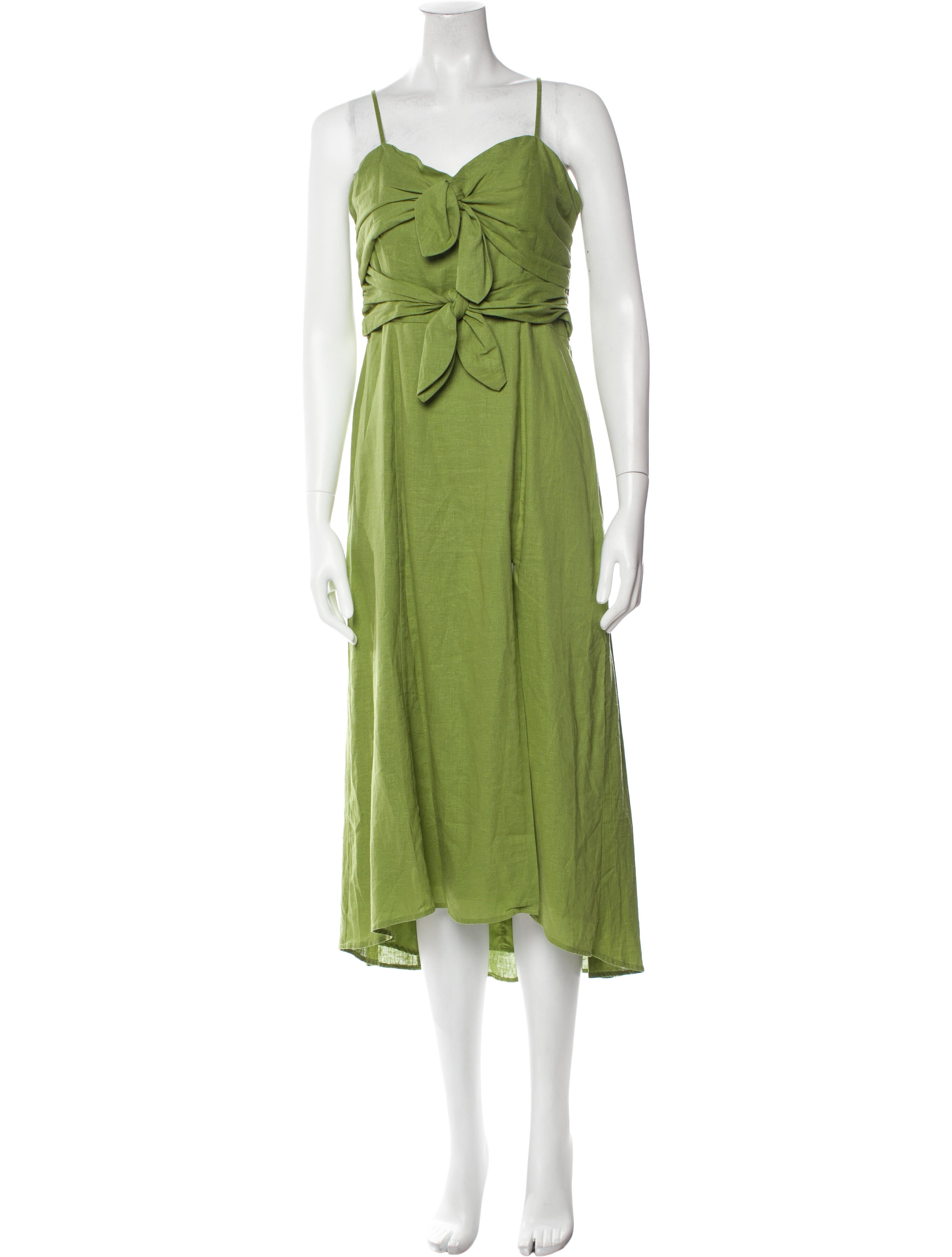 Hutch Square Neckline Midi Length Dress