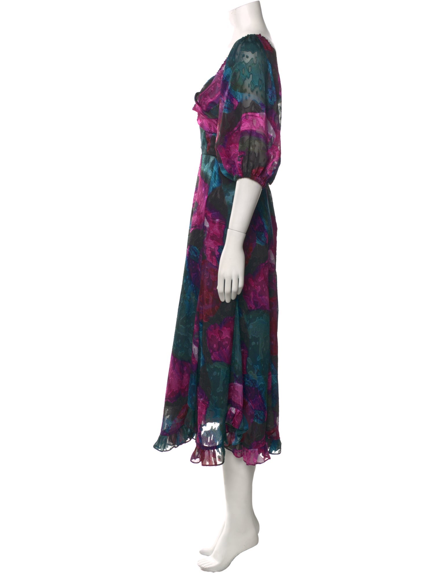 Hutch Printed Long Dress