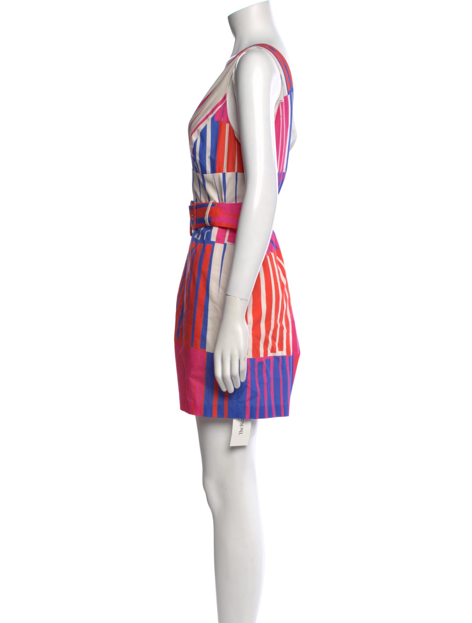 Hutch Striped Plunge Neckline Romper