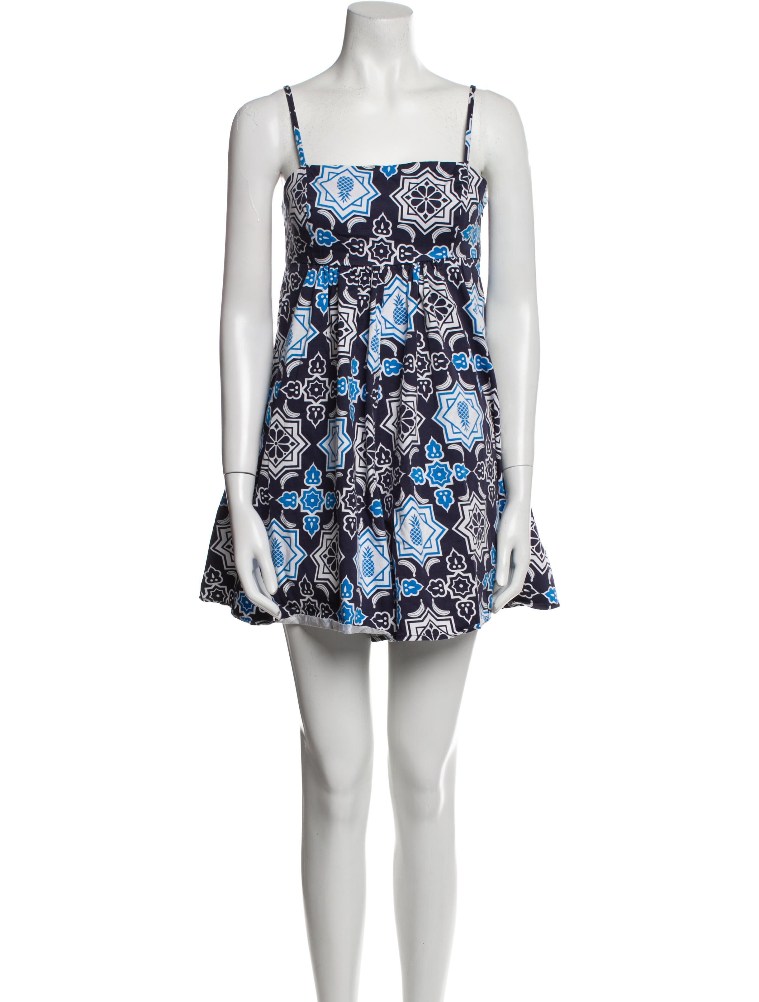 Hutch Floral Print Square Neckline Romper