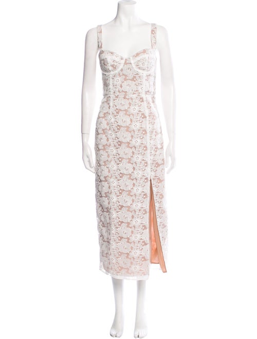 Hutch Lace Pattern Long Dress